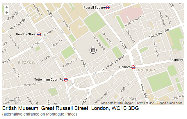 Map London - British Museum